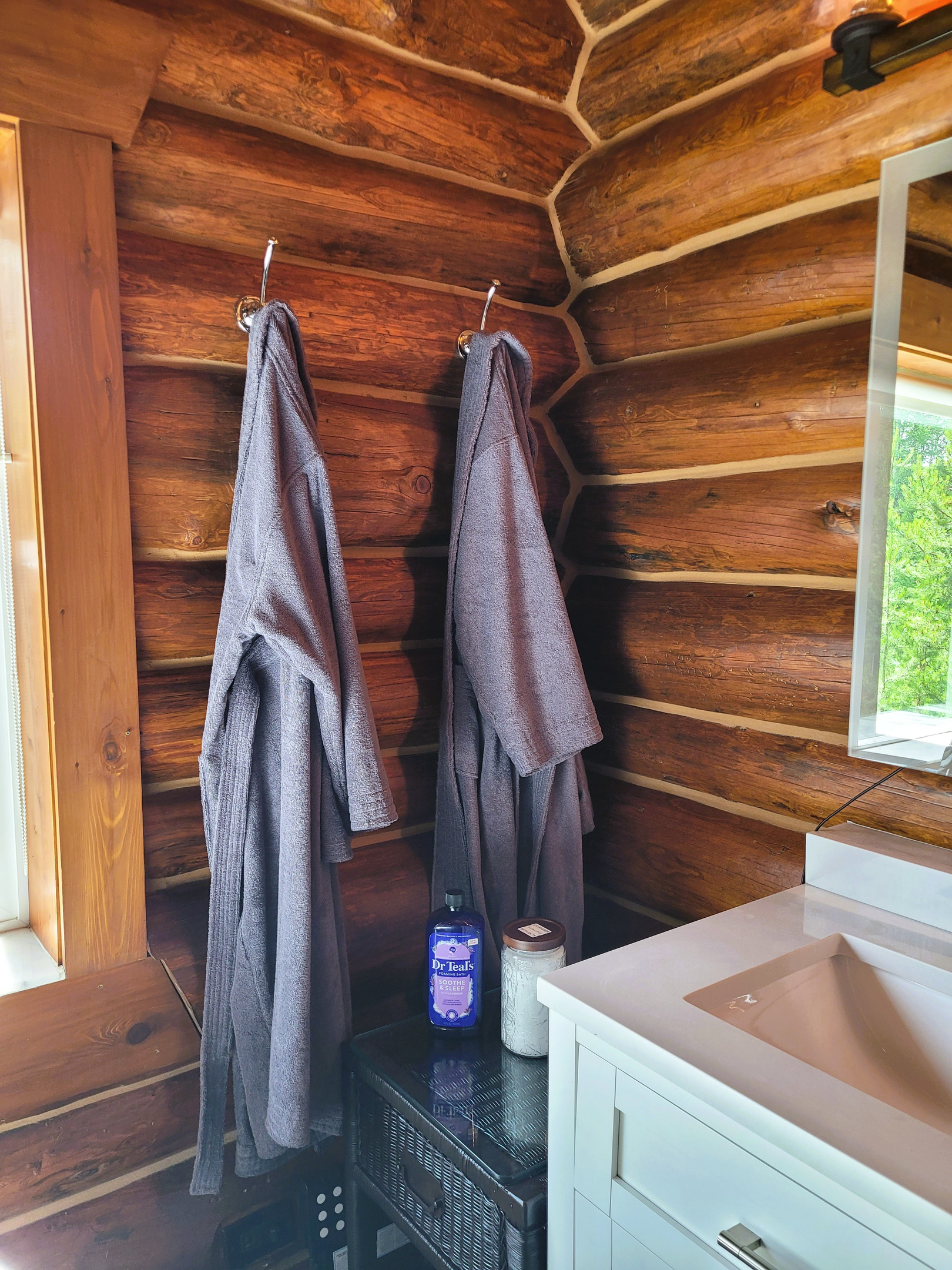 Wrap yourself in comfort after a soak or a refreshing shower