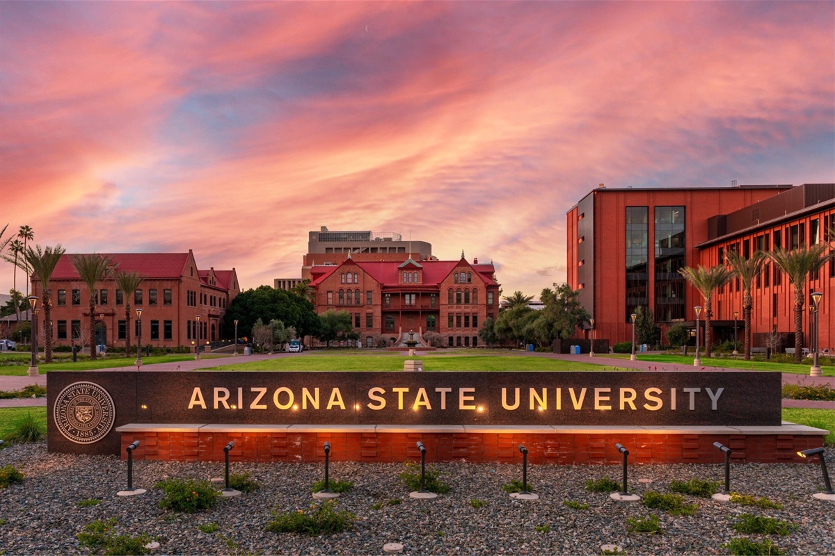 ASU is appoximately 1 mile from the home.