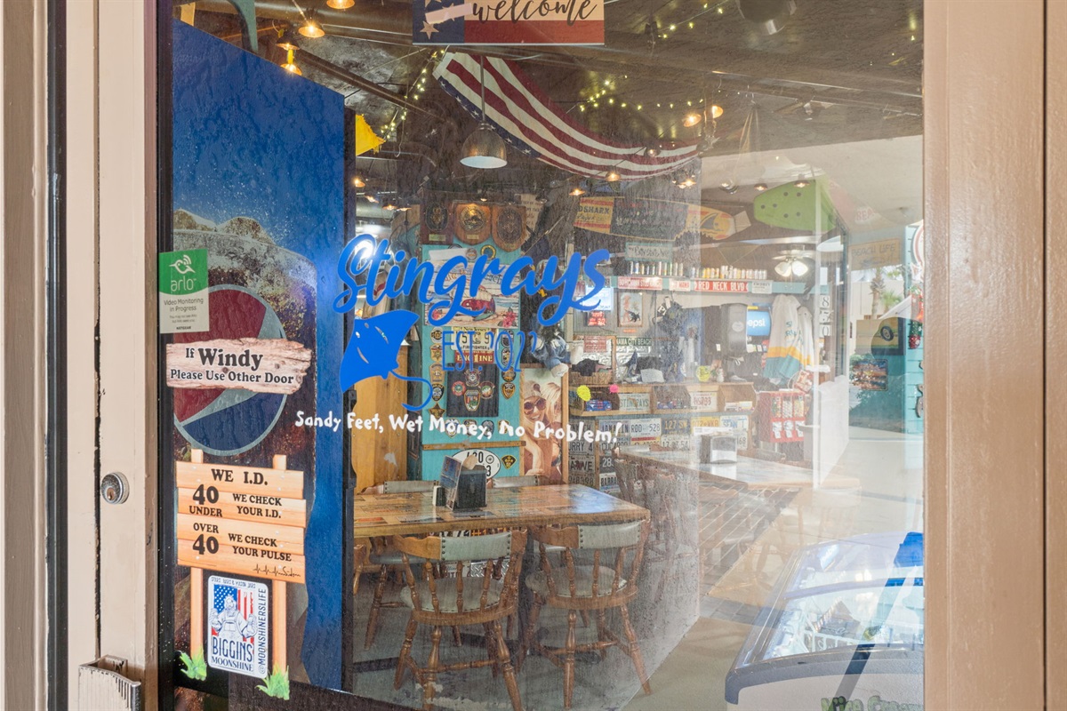 Stingray's Onsite Restaurant. A Favorite of Guests