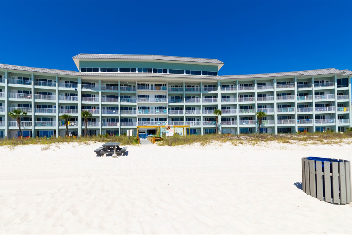 The beach side of Continental Condos is impressive too