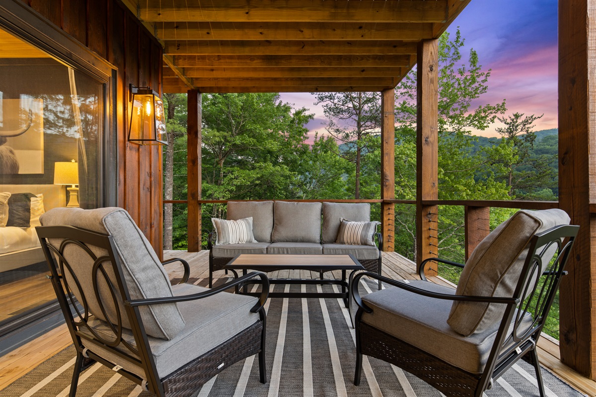 Sink in and let the trees do the talking.