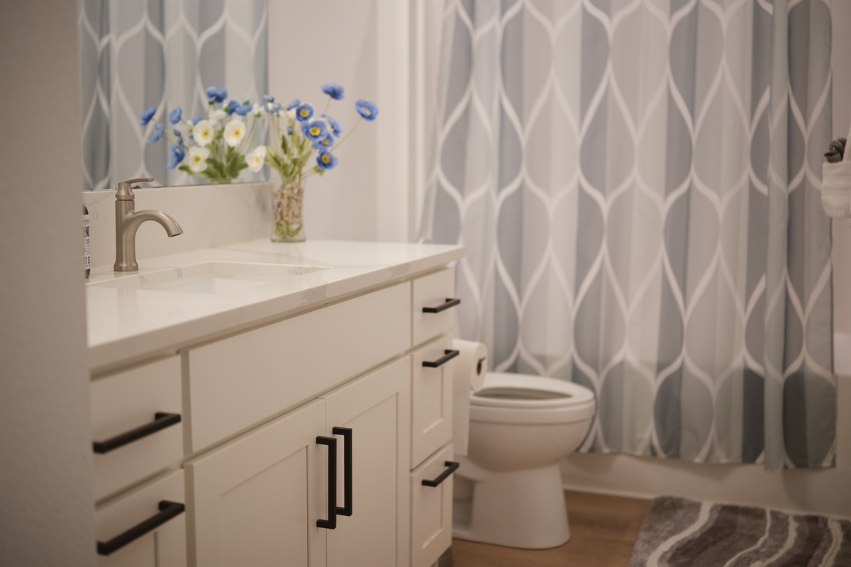 Bathroom in the hallway