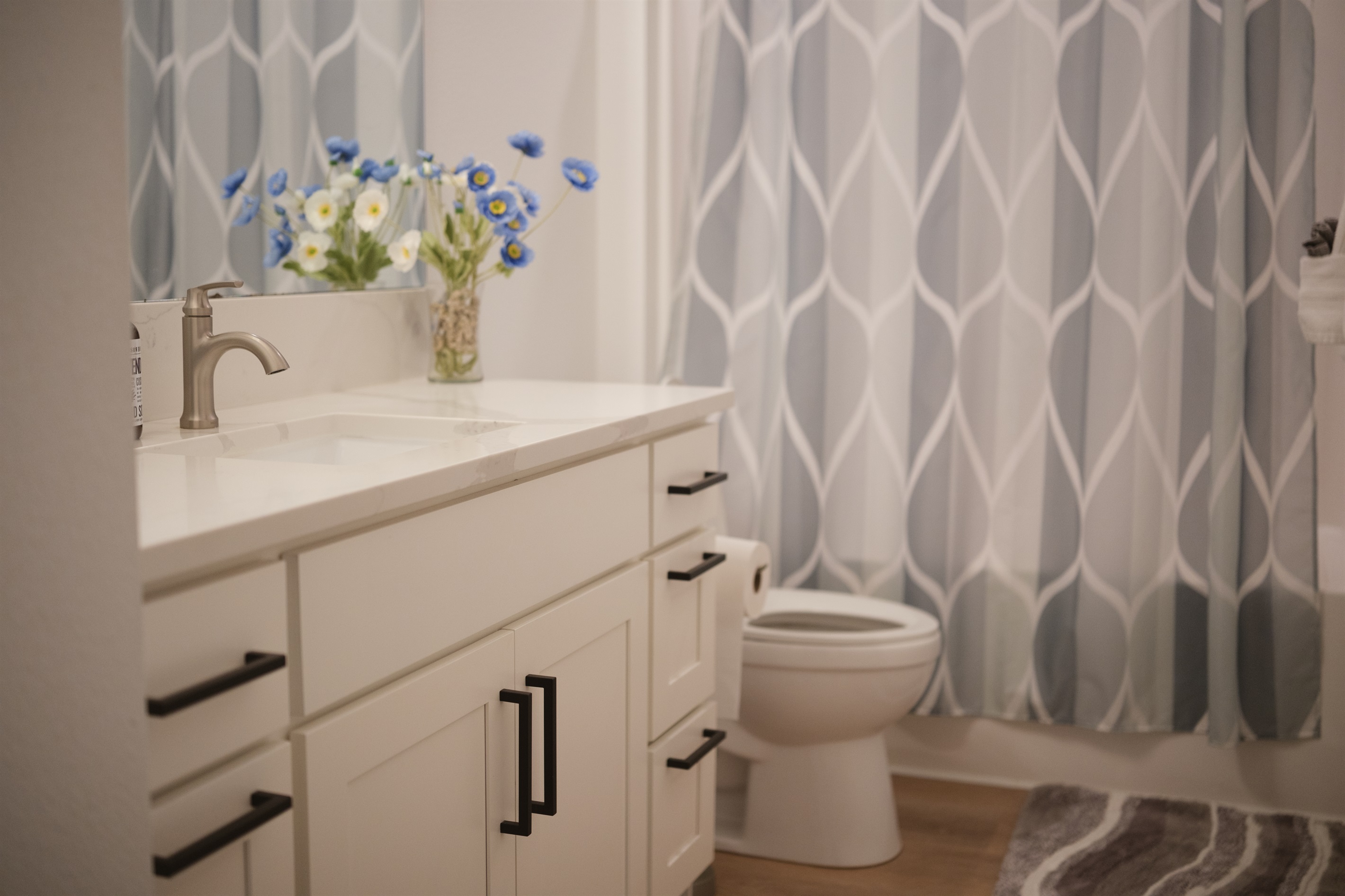 Bathroom in the hallway