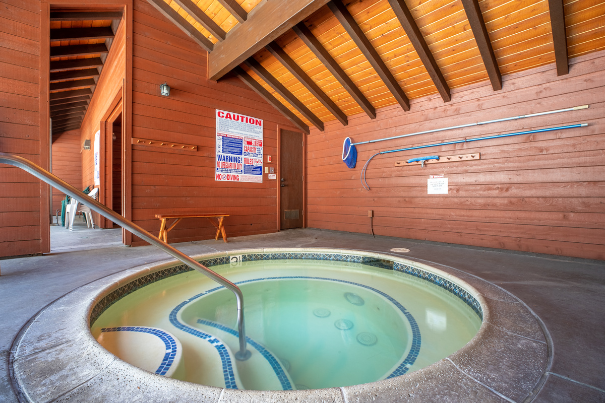 Private hot tub for peaceful evenings
