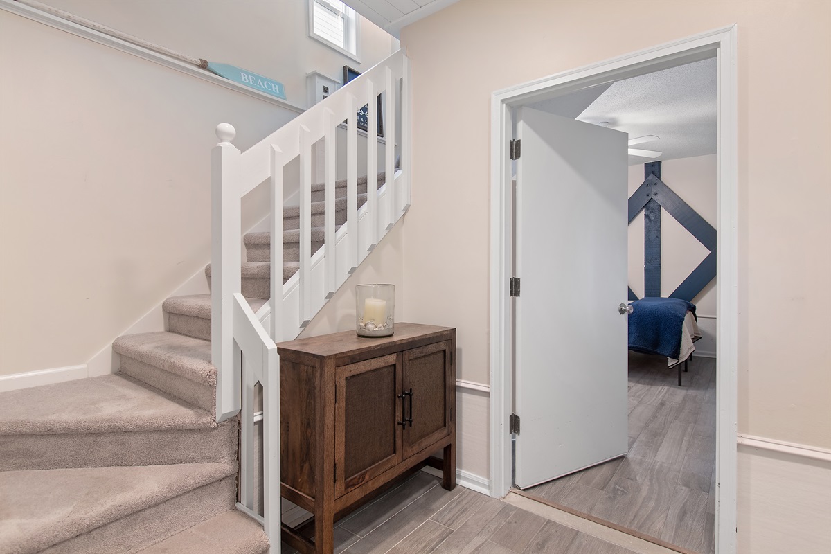 Ground level entrance