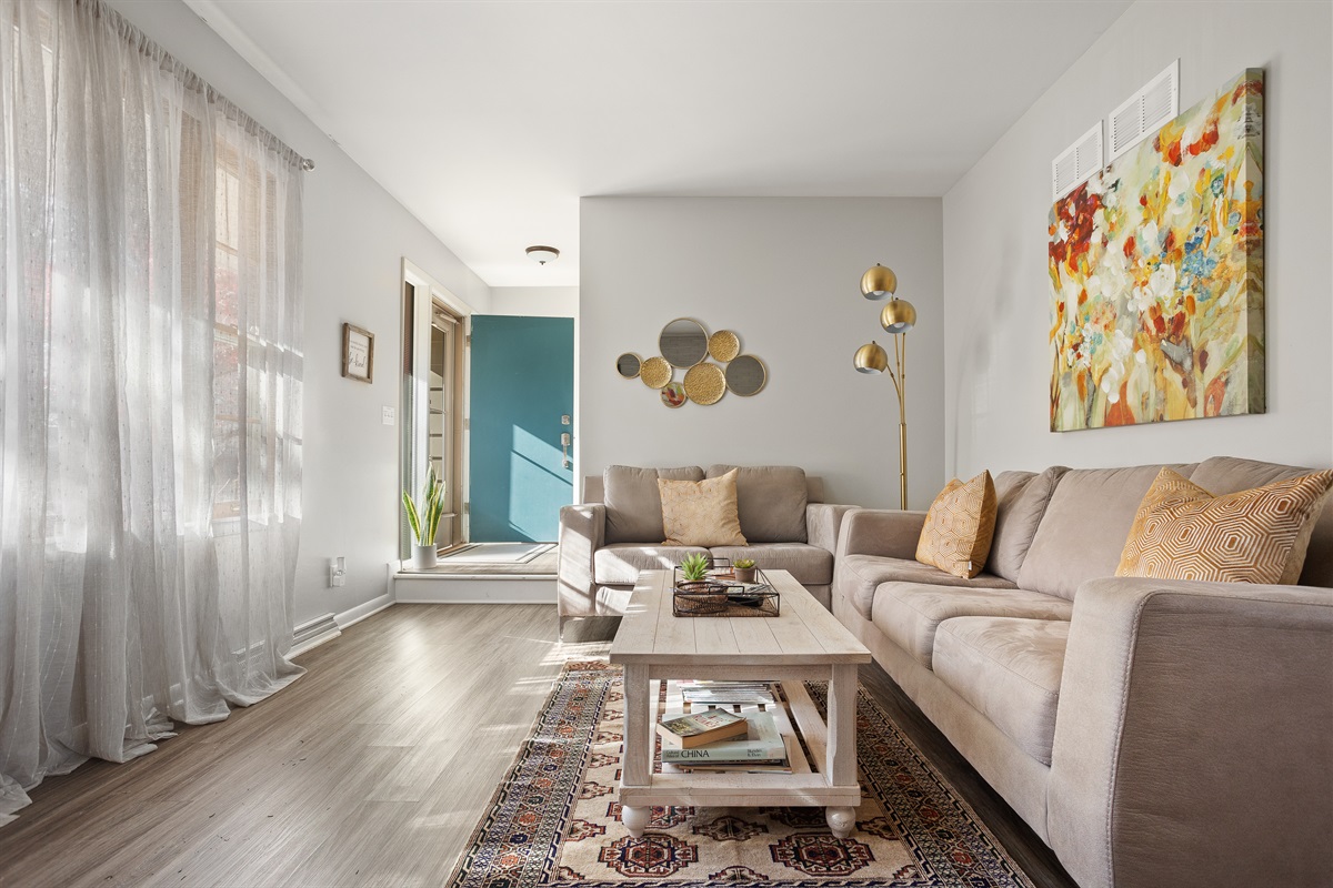 Living room at the front of the house.