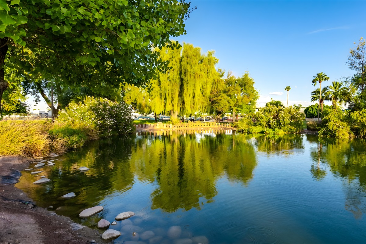 Walk to beautiful Selleh Park to enjoy the duck pond and fun playground