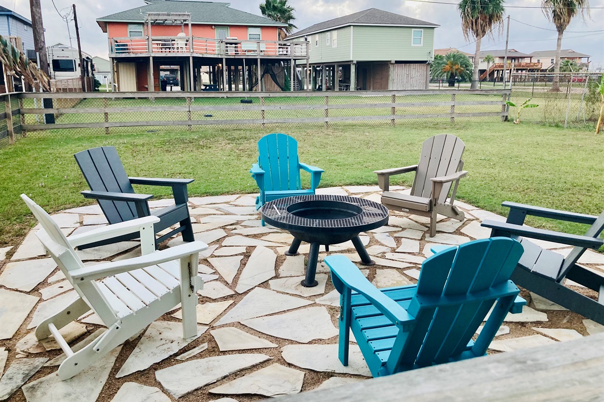 ground level fire pit