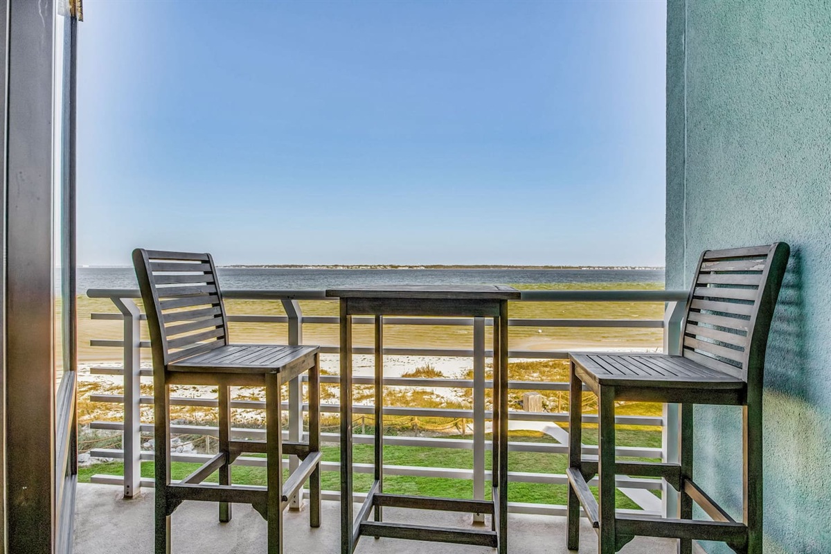 Balcony from master bedroom