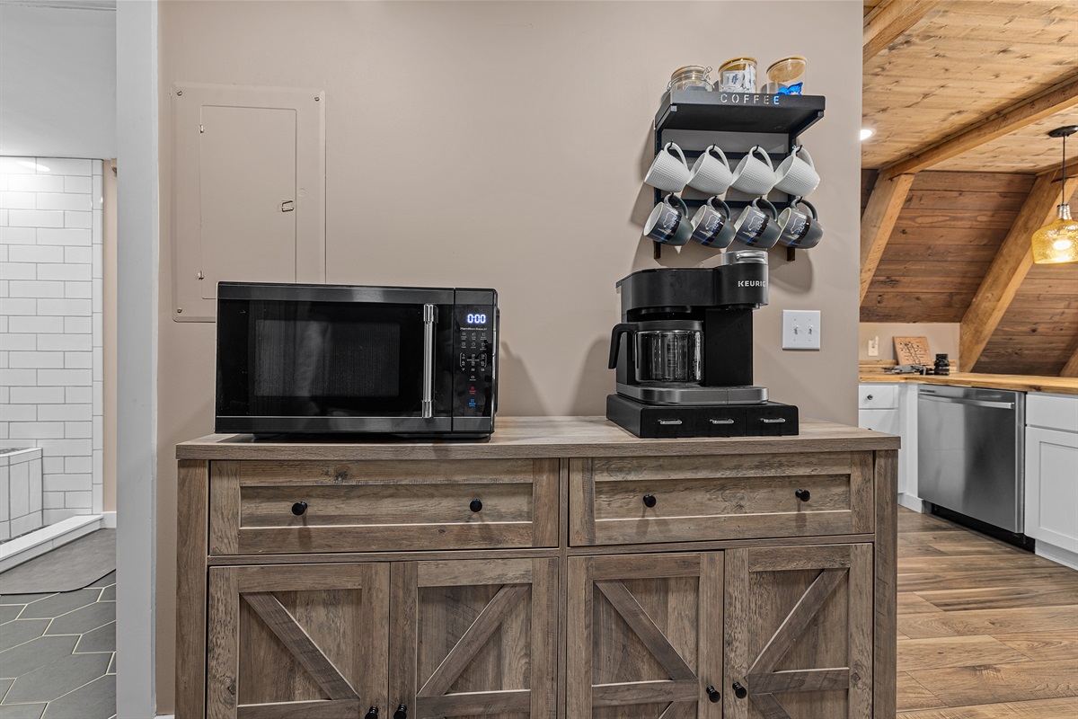 The Keurig K-Duo includes regular drip coffee-making and K-cup style brewing.