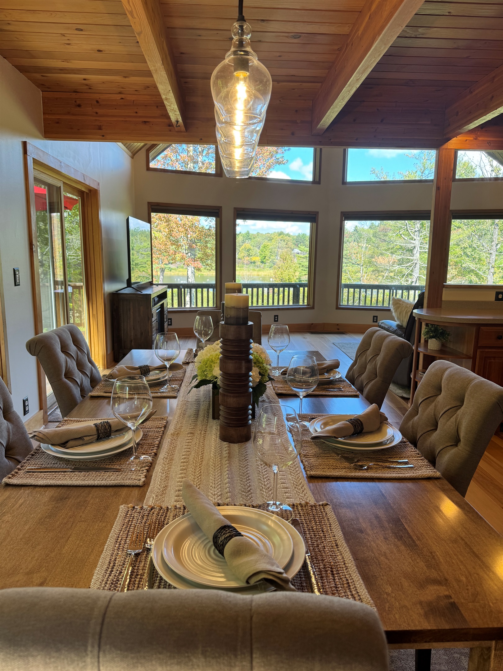 Dining area with beautiful views