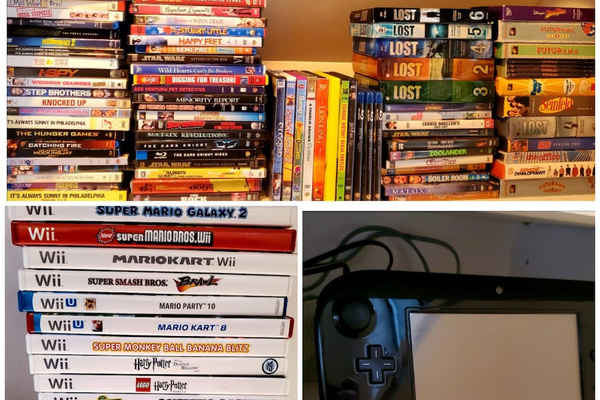 The house is chock full of entertainment options, including a Wii U game console with lots of games and lots of DVDs to enjoy!