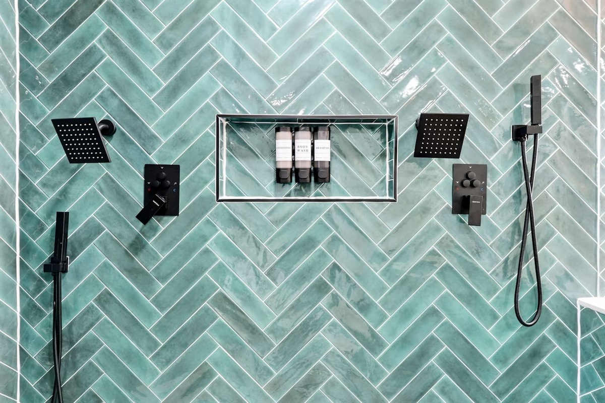 Private ensuite master bathroom for Bedroom #1.