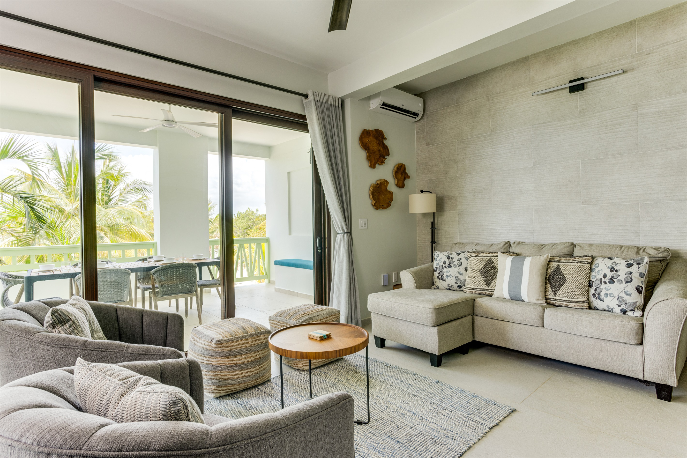 Living Room with Patio Access