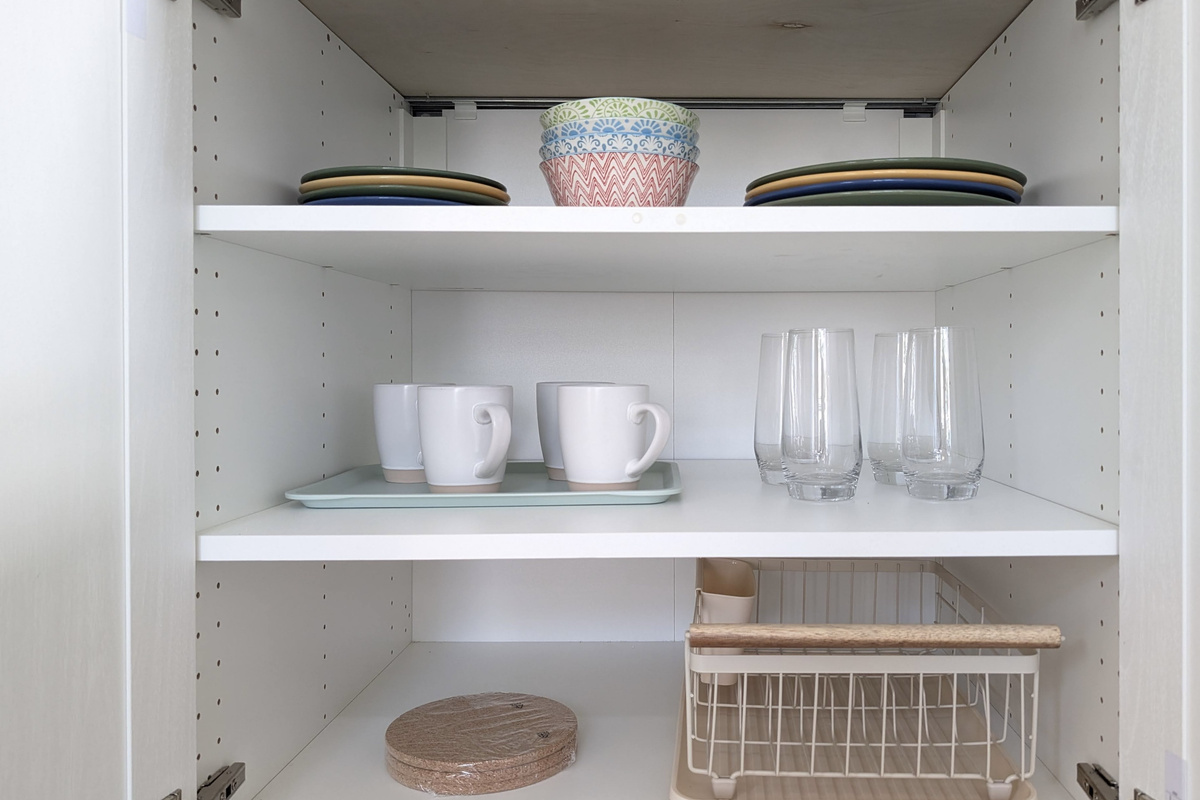 Kitchen essentials provided for your stay.