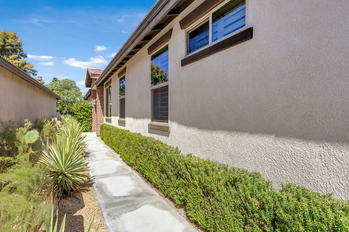 Walkway to house