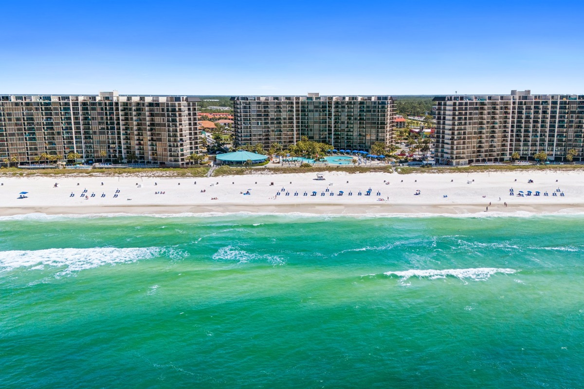 Beach View of Edgewater Resort