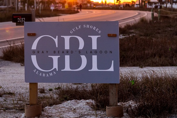 Gray Beard's Lagoon at sunset