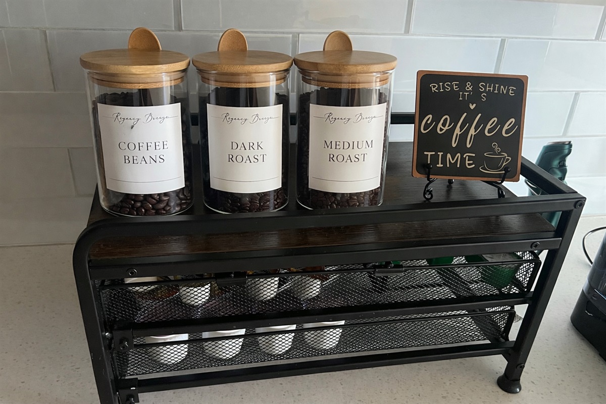 Savor slow beach mornings with your choice of dark or medium roast, freshly brewed and enjoyed right here before the day’s adventures begin.