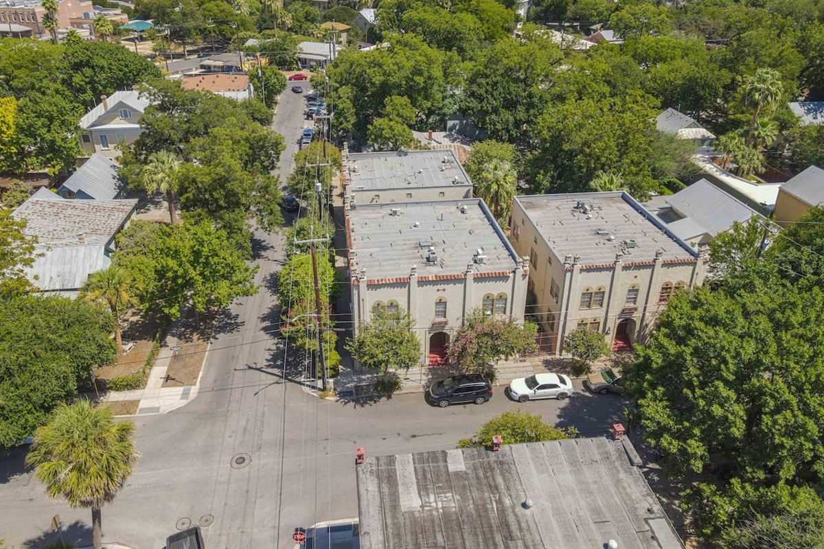 Drone view of Condo Buildings