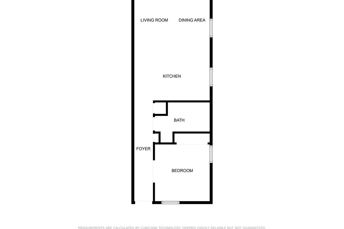 Floor Plan of Unit 103
