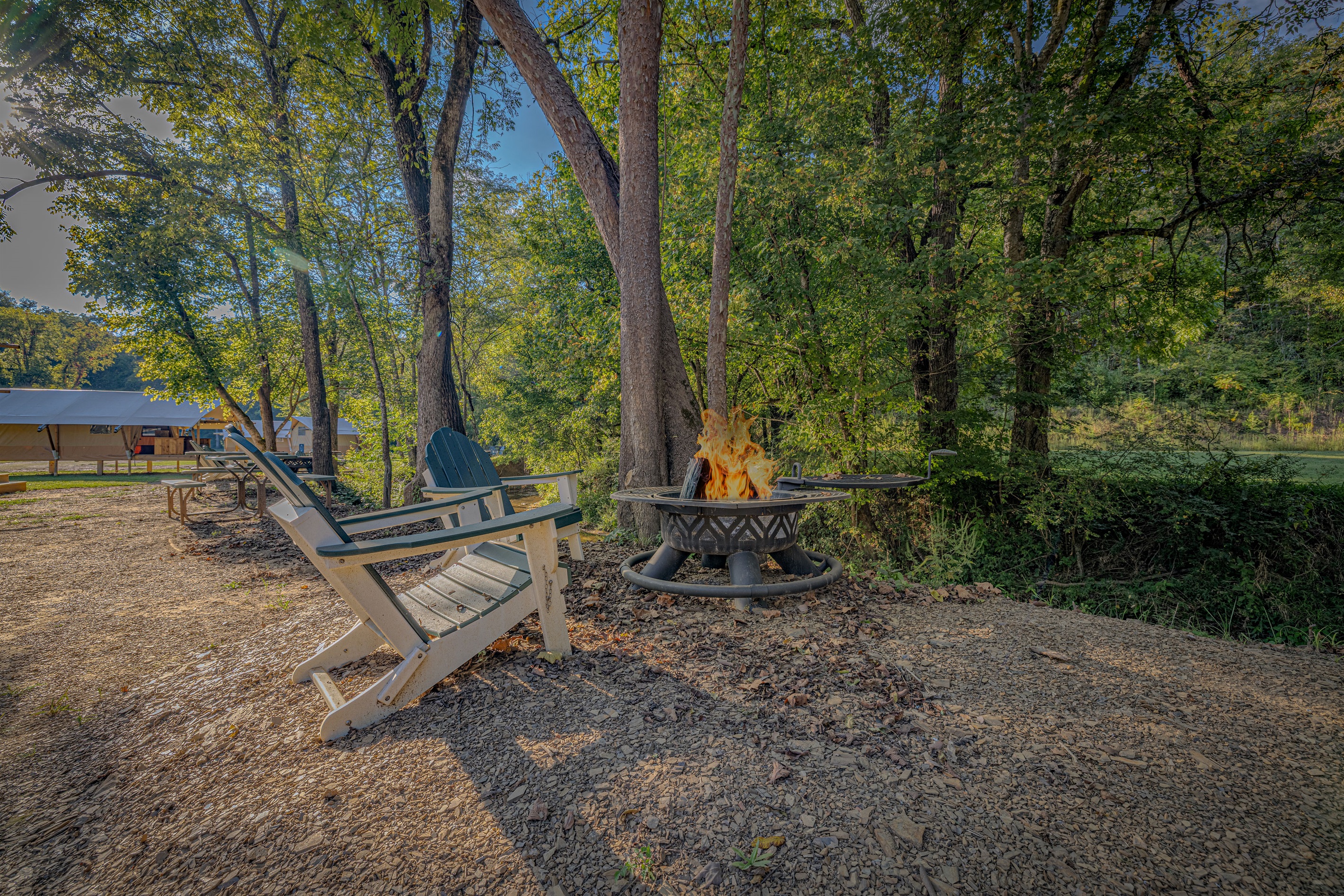 Relax the comfort of your adirondack chair.