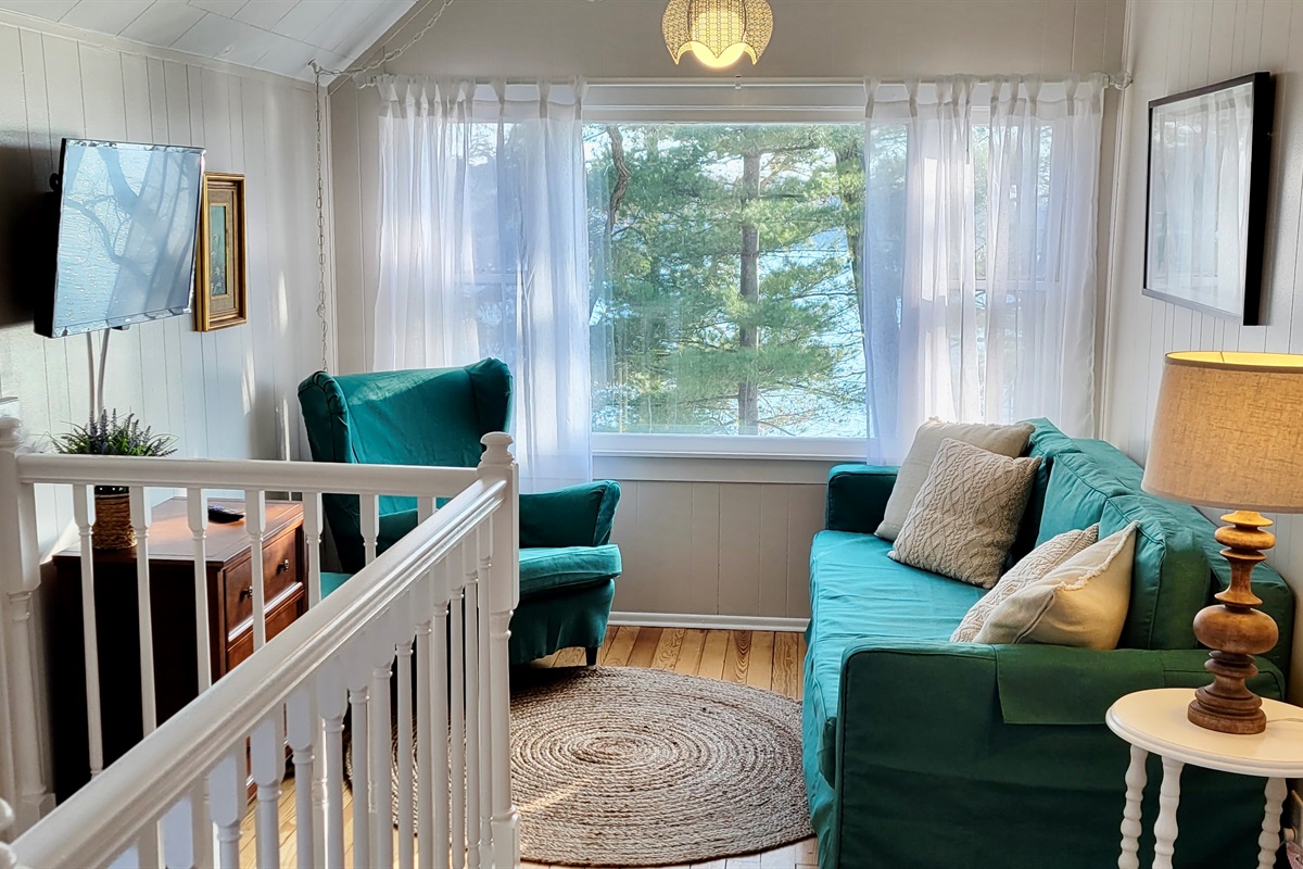 Lakeview Apartment - Living room sofa bed