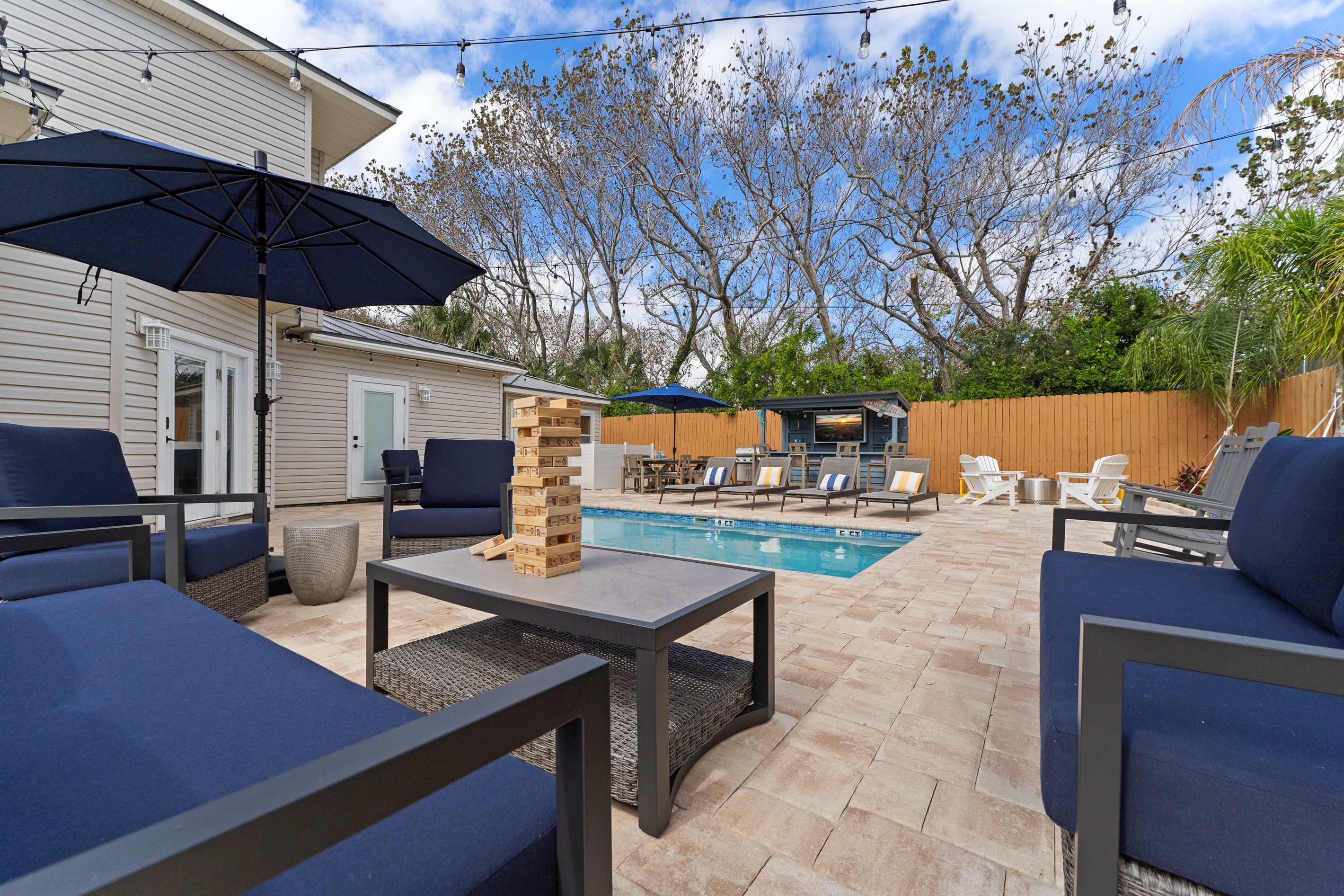 Swim, relax, and enjoy family time beneath Florida's colorful skies