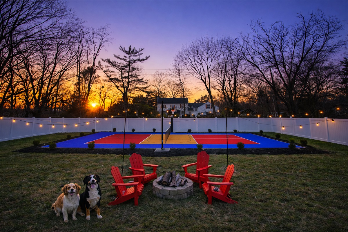 Dream backyard to make memories with family, friends and the pups!