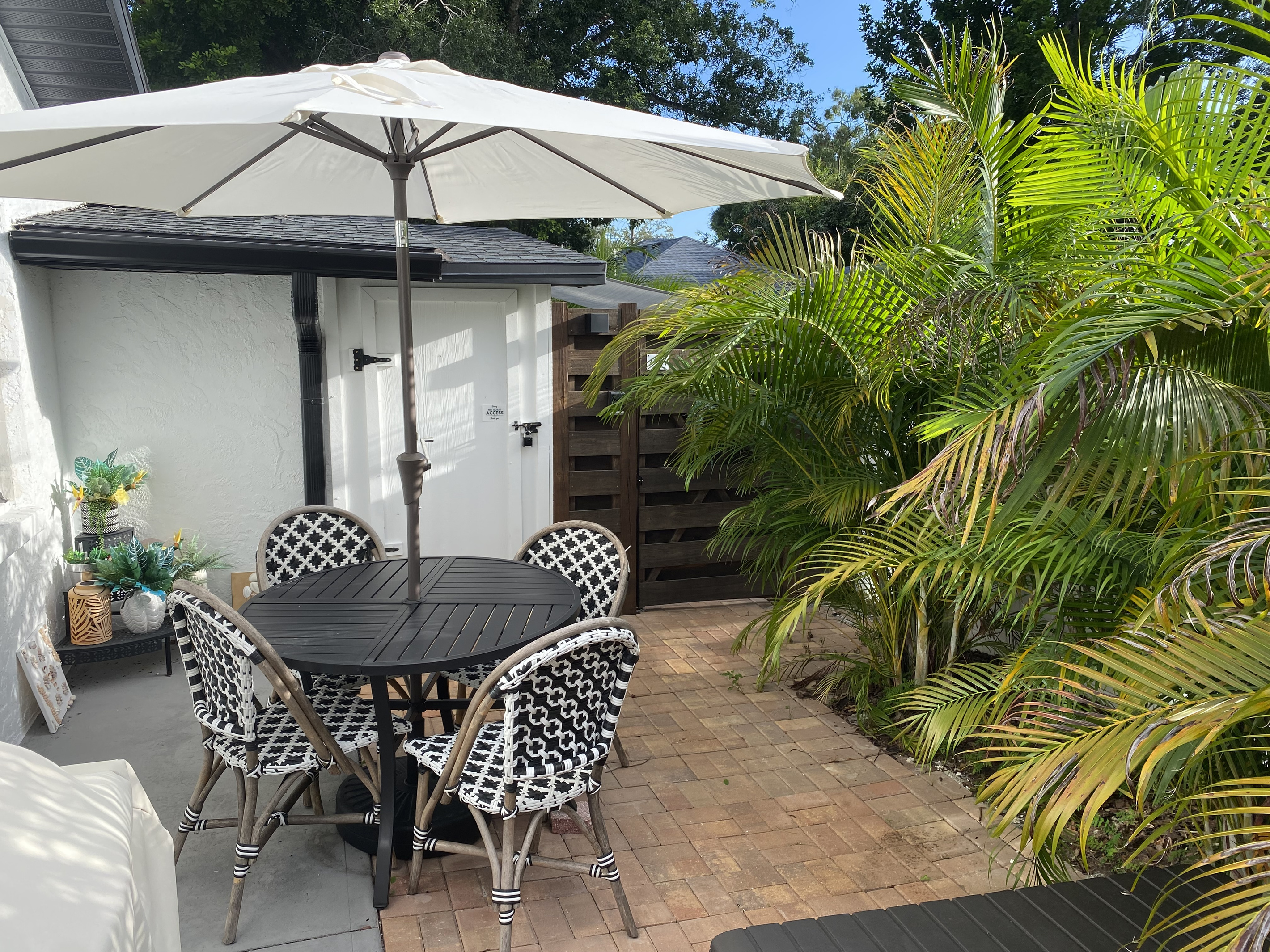 Your Patio Awaits: Peaceful breakfast