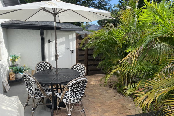 Your Patio Awaits: Peaceful breakfast