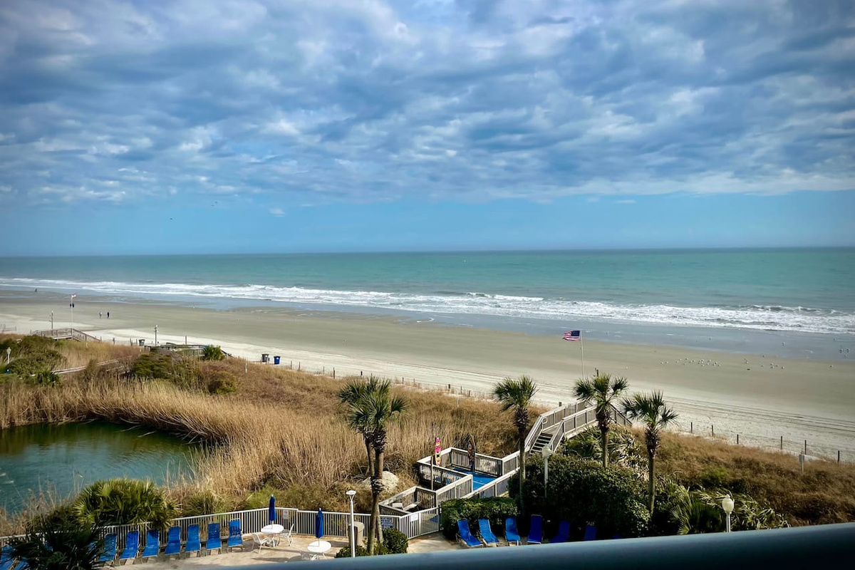Photo taken right off the Balcony