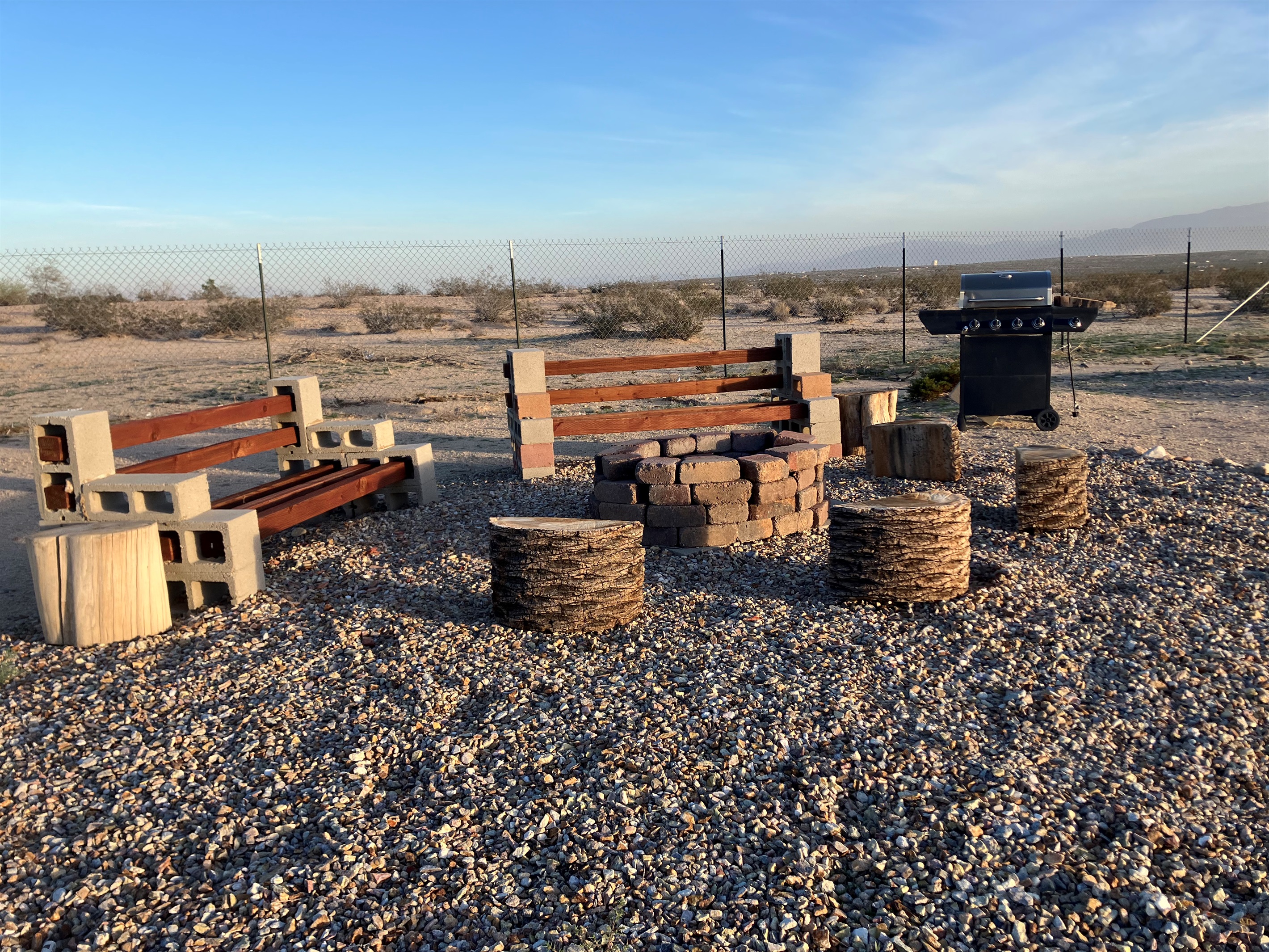 Back BBQ area and hangout