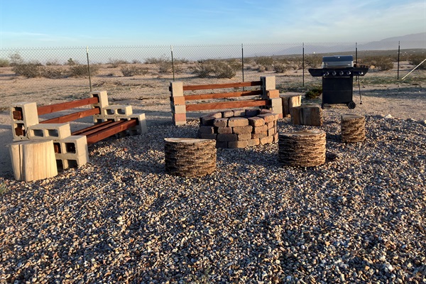 Back BBQ area and hangout