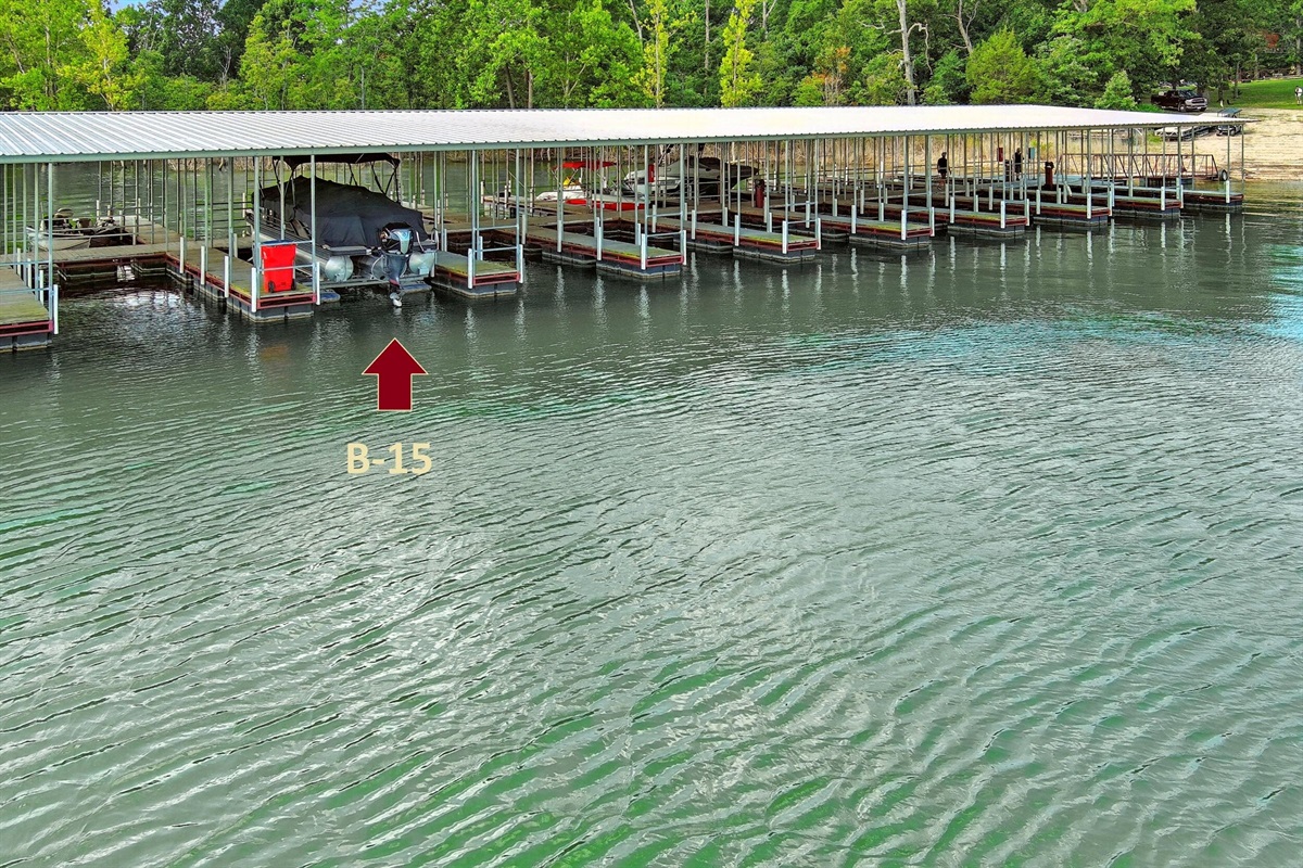 Your boat slip!