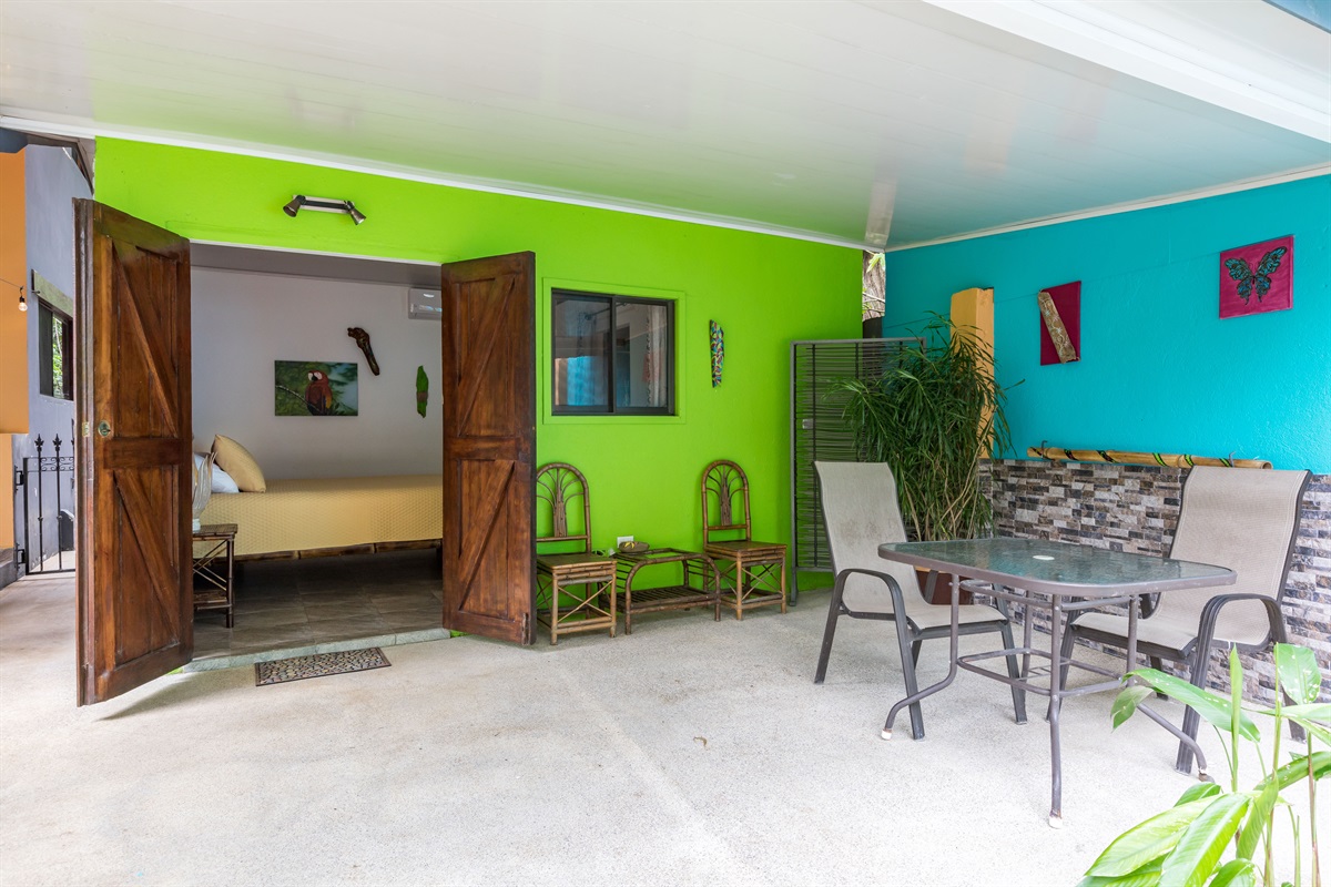 Front Patio sitting area