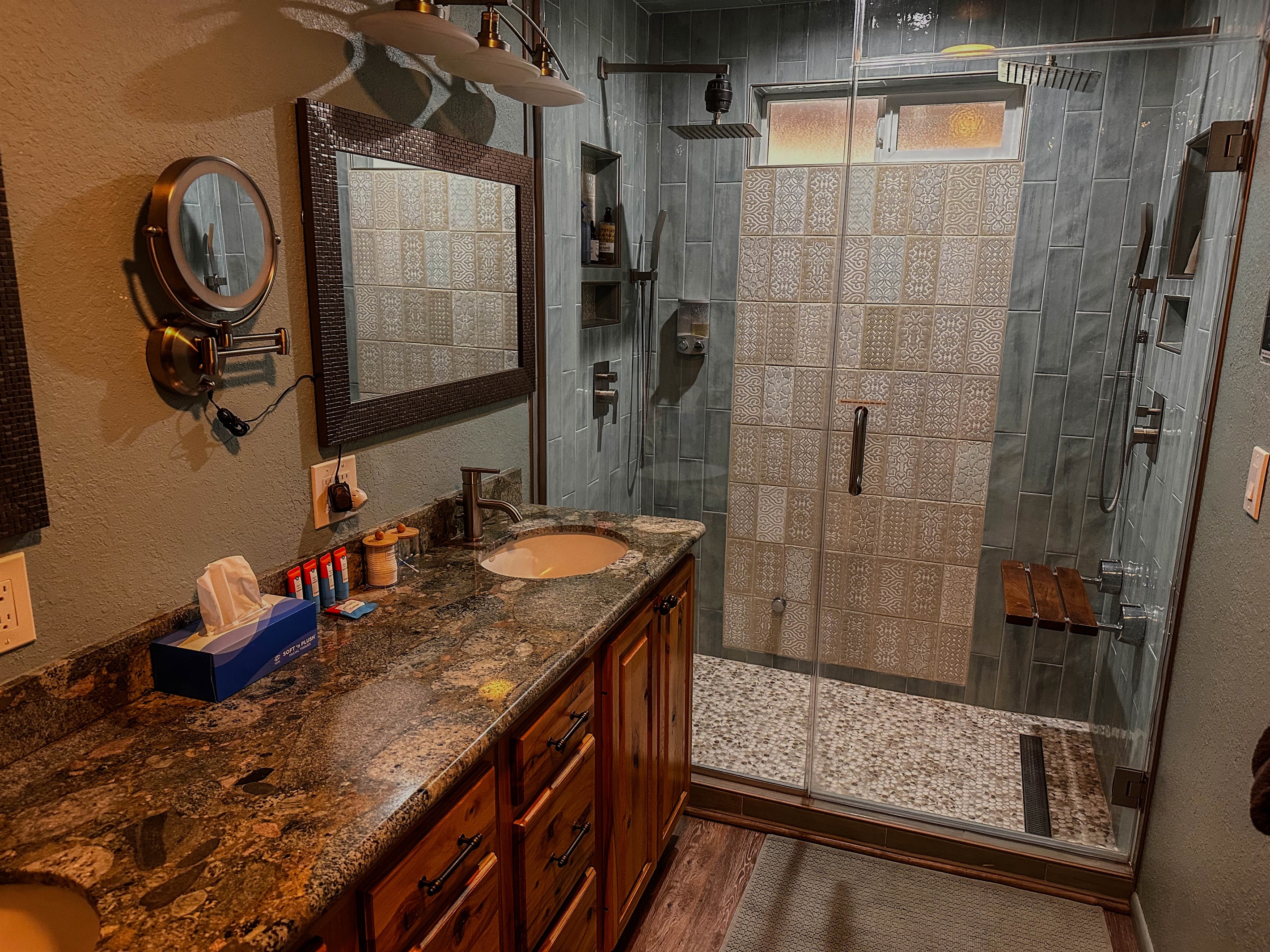 Master Bath with Steam Shower