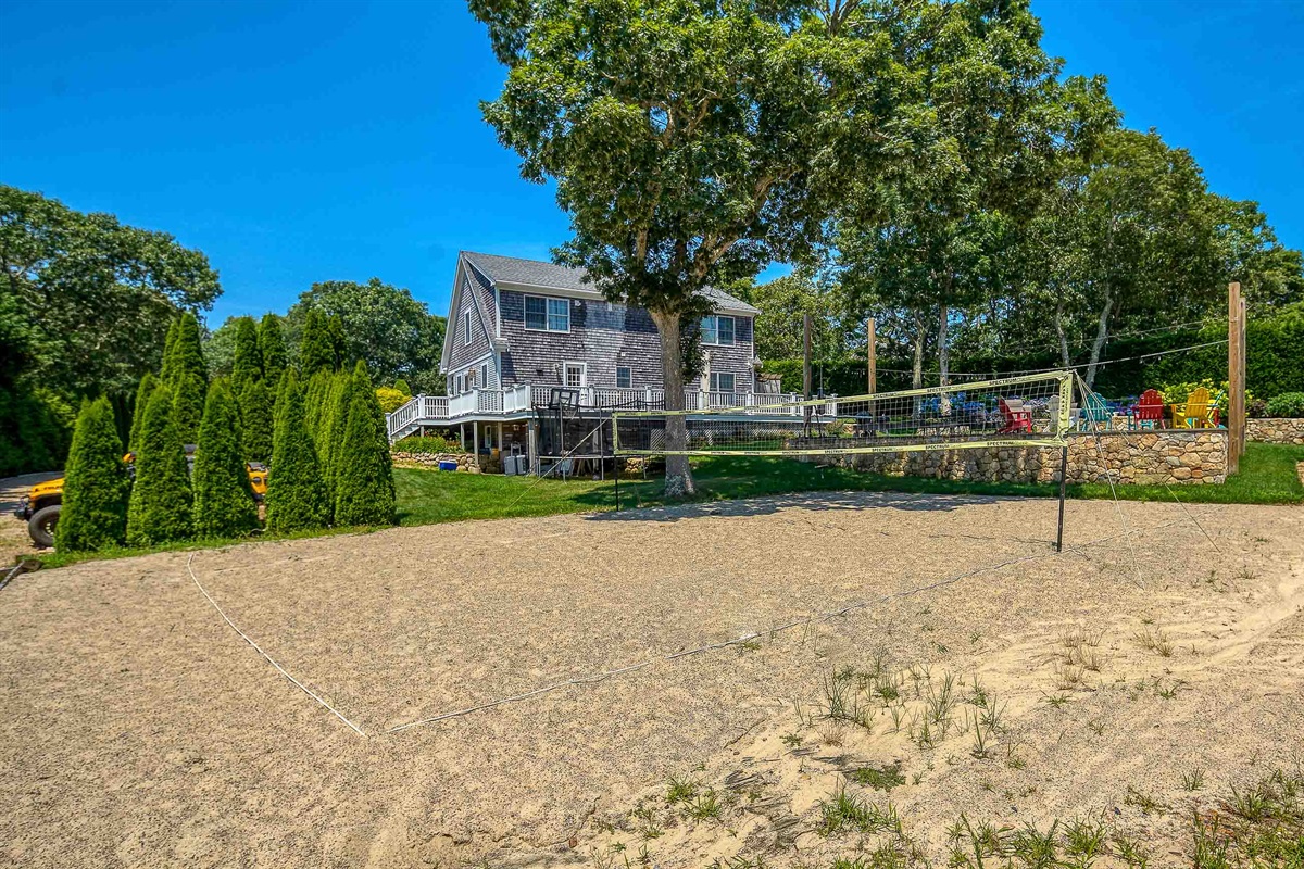 Volleyball Court and Main House (private)