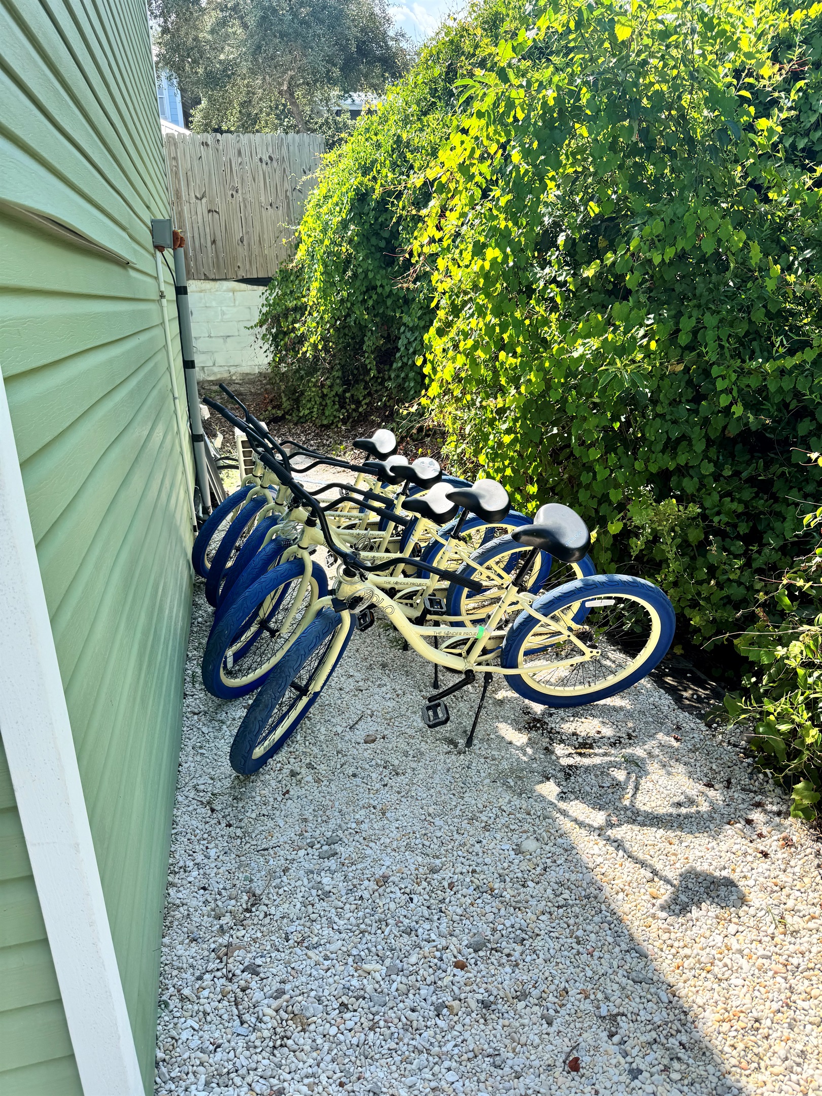 Beach cruiser come with the property as part of your stay