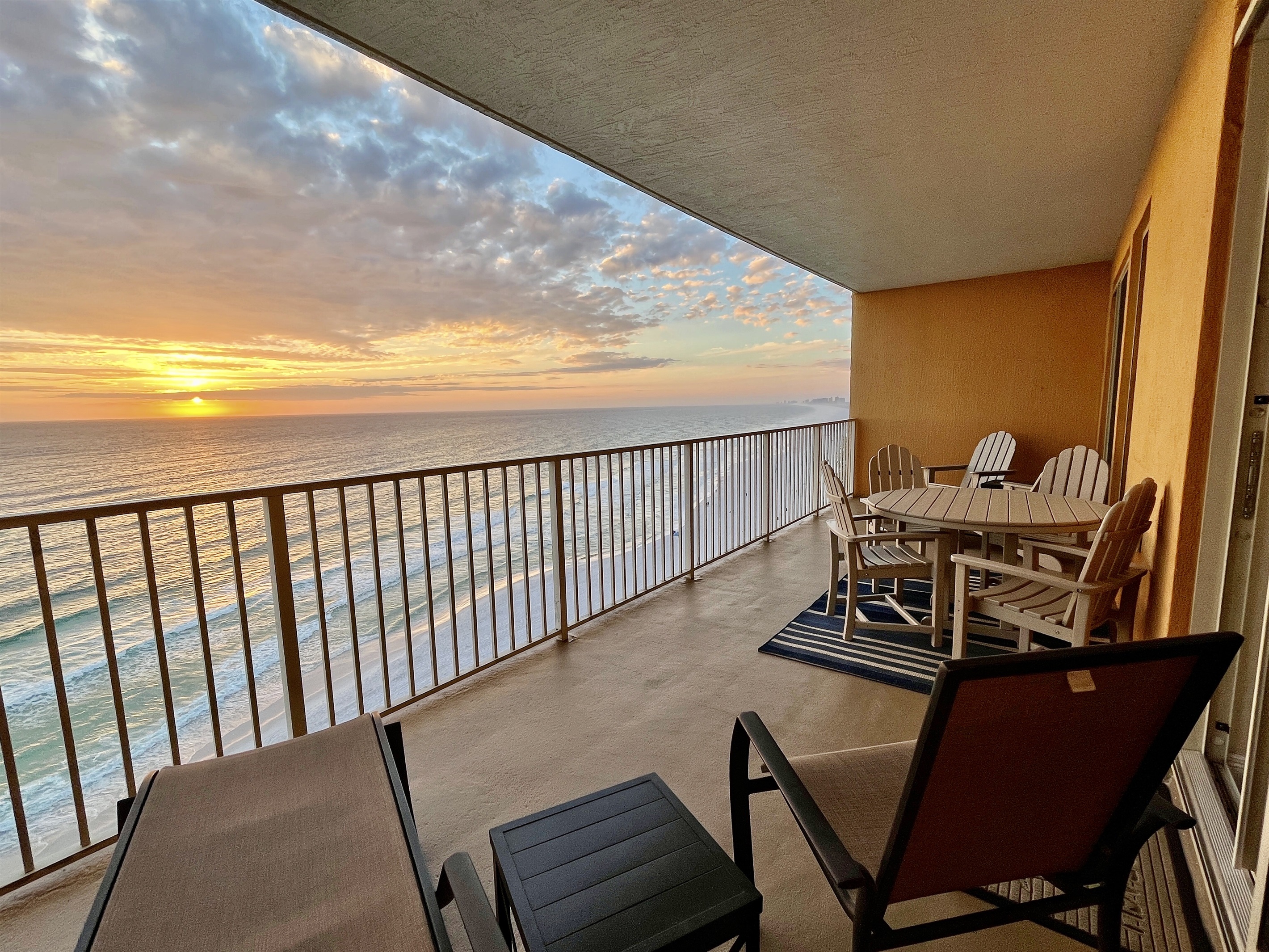 Large balcony