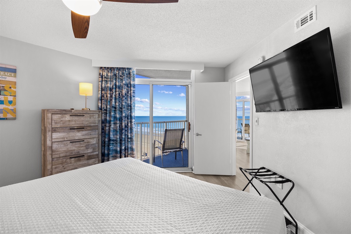 Small Private Balcony off Master Suite