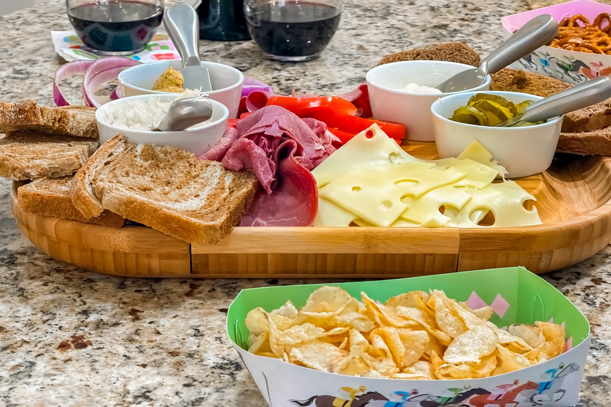 Easily prepare meals and snacks for the group!