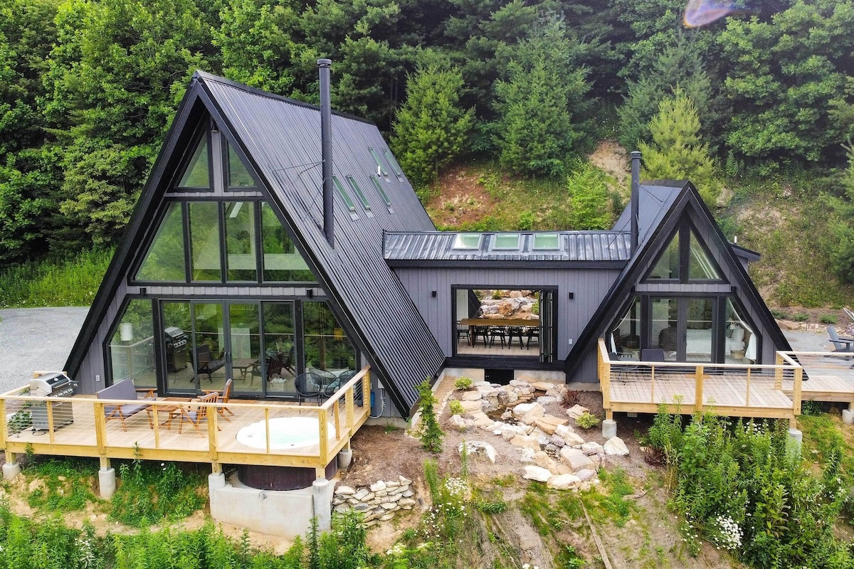 Modern Double A-Frame w/ 2 Lookout Decks