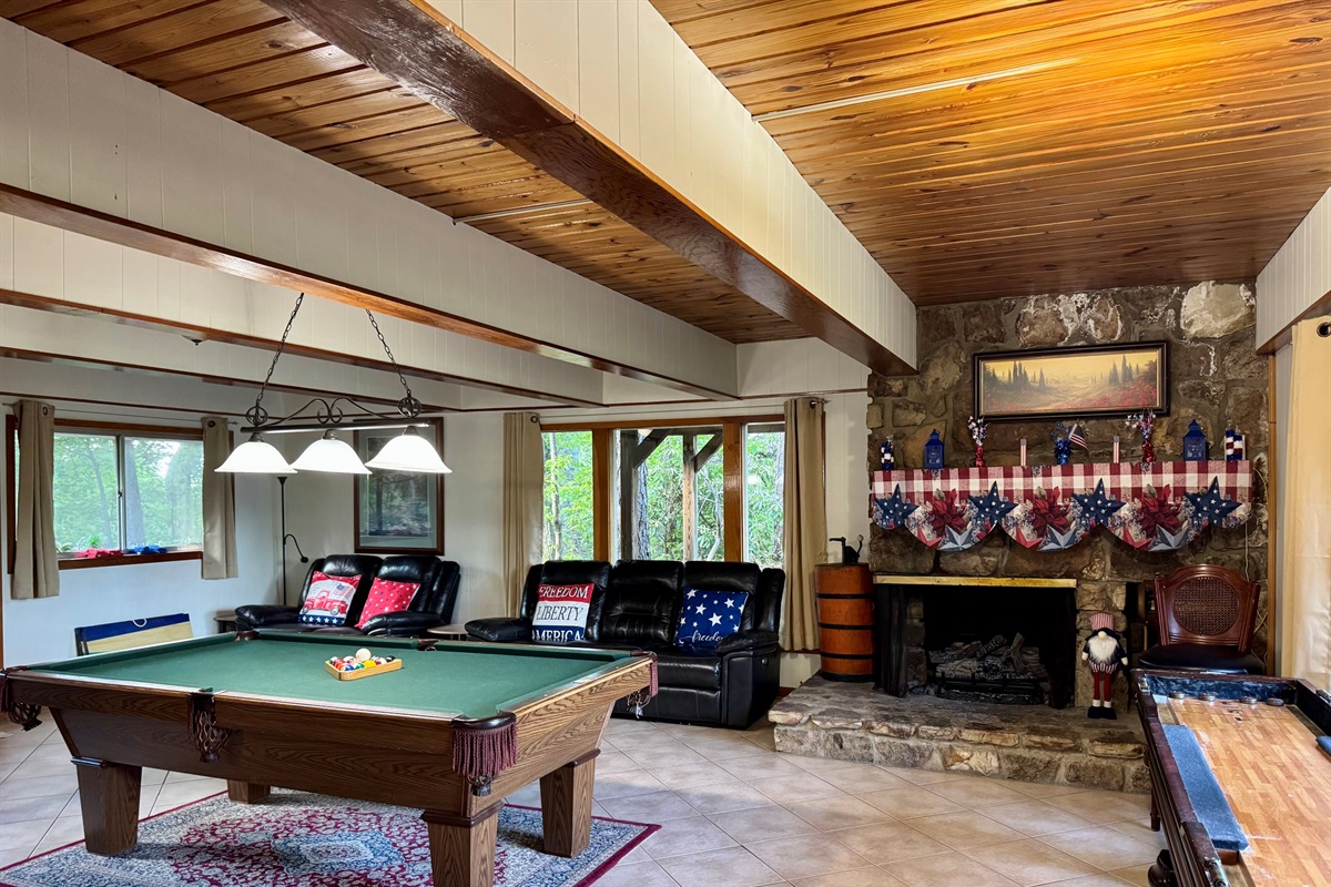SUMMER GAME ROOM WITH VIEW