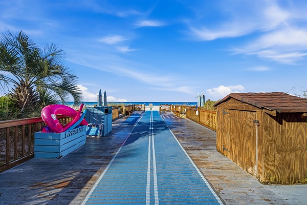 Walkway to the beach