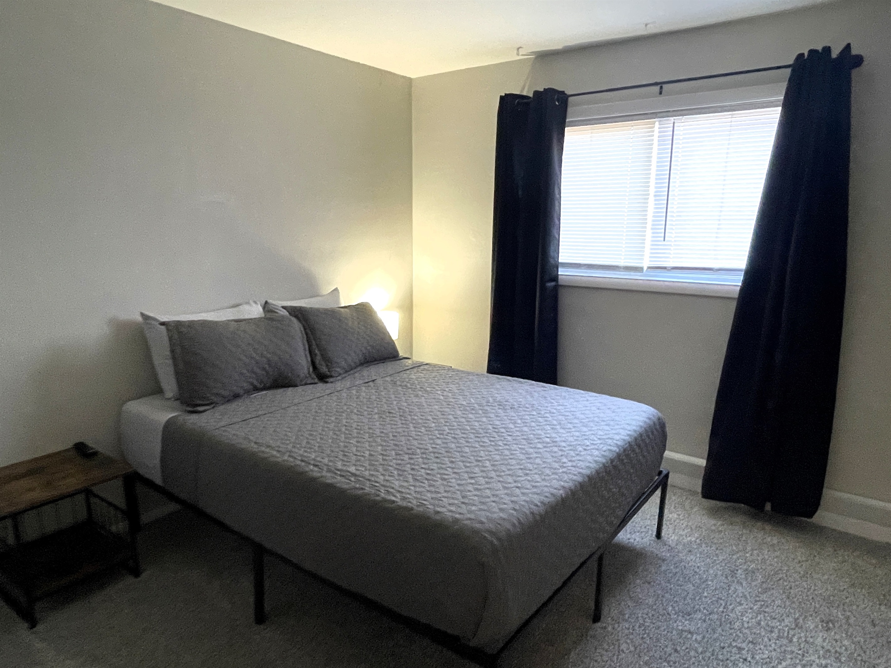 Bedroom 1, Queen sized bed with 40" Smart TV