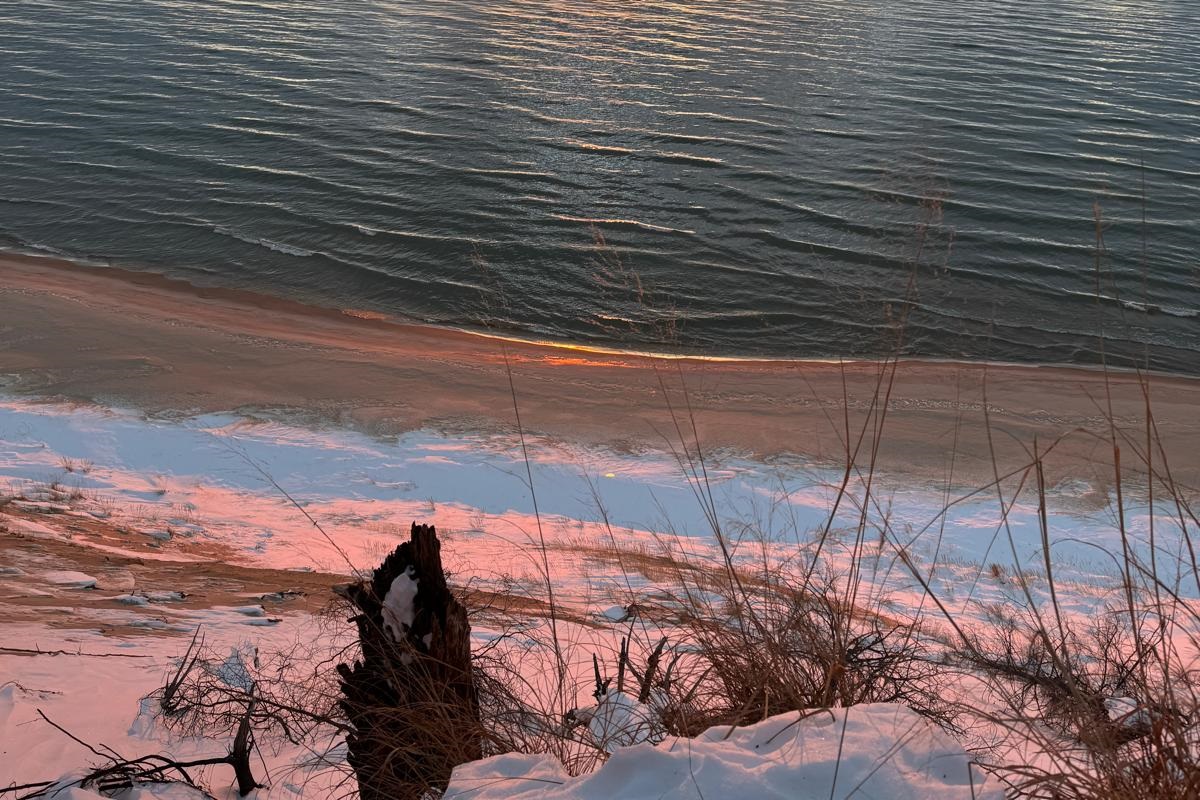 Soak in the beautiful winter sunrises and sunsets