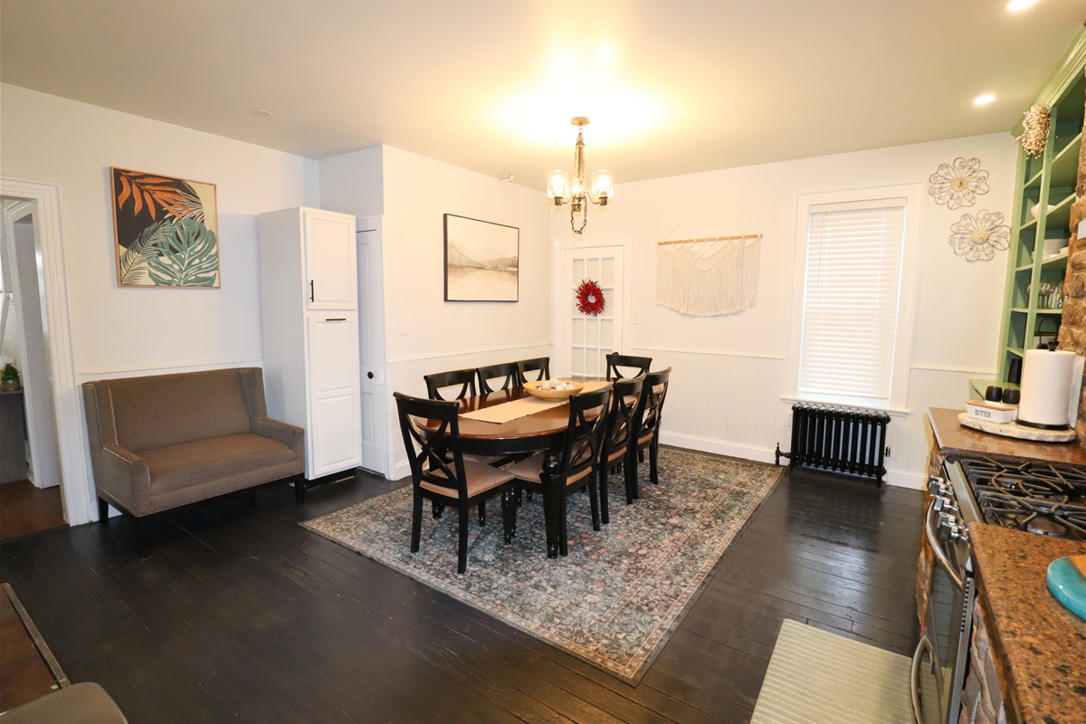 spread out in this spacious kitchen