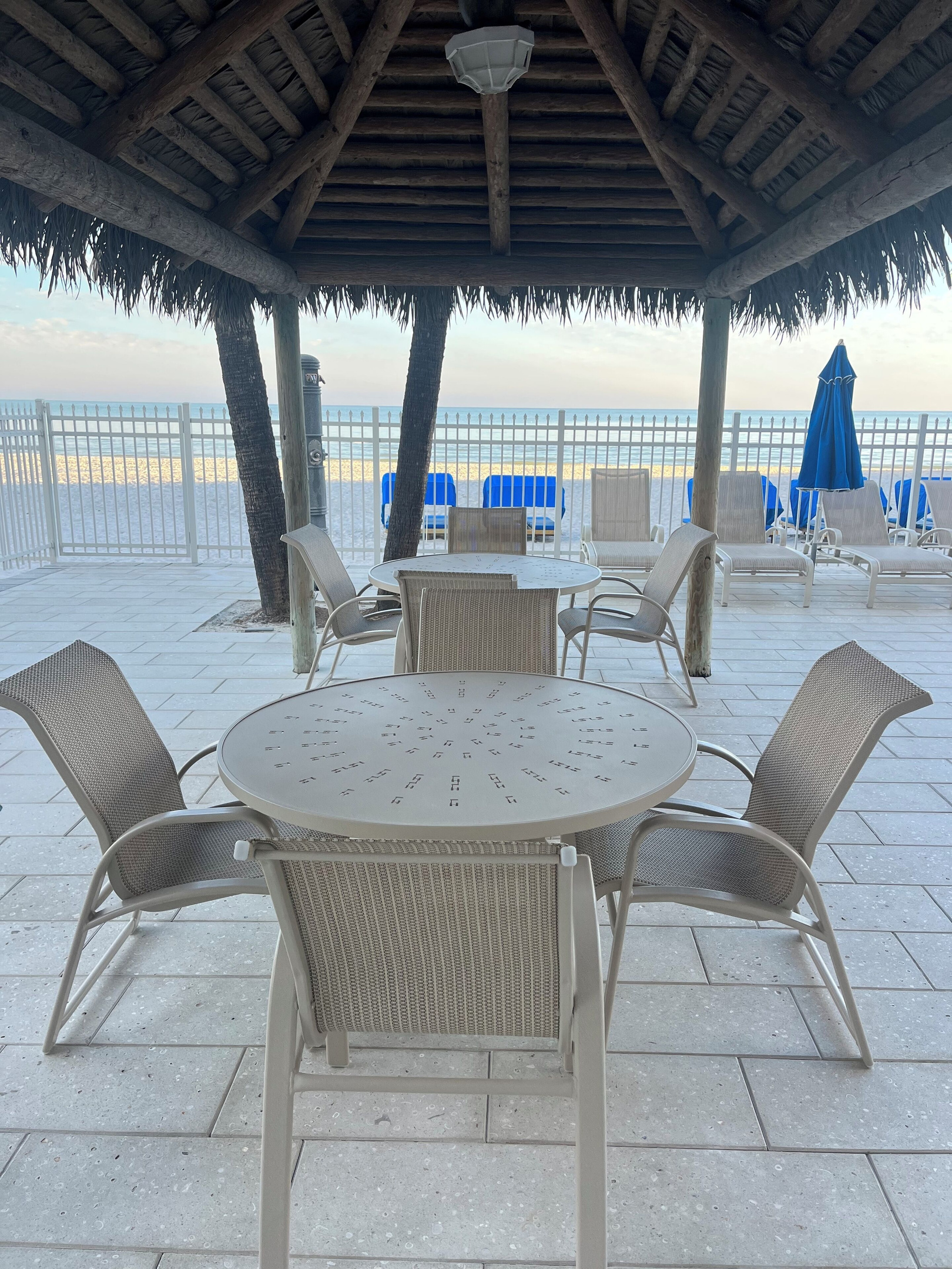 Pool side seating
