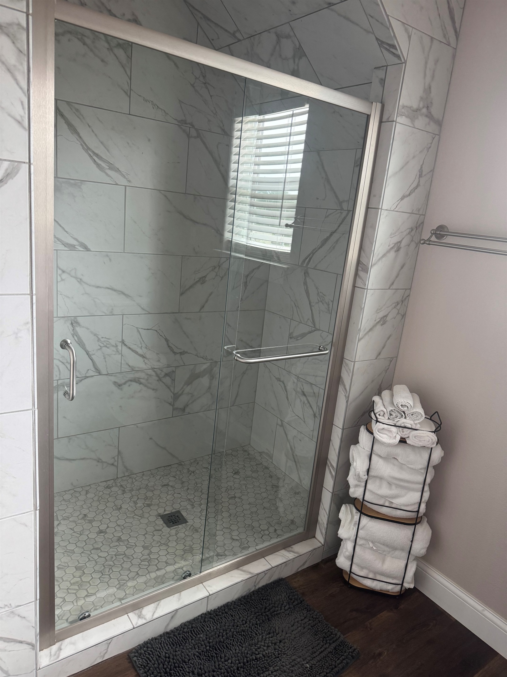 Upstairs shower